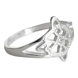 Anillo Plata 925 Nudo de Bruja con Zirconia de Color - Imagen 1