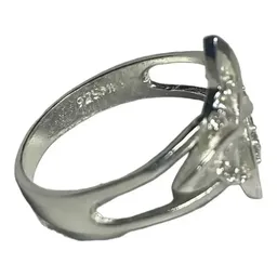 Anillo Plata 925 Nudo de Bruja con Zirconia Talla 6 - Imagen 3