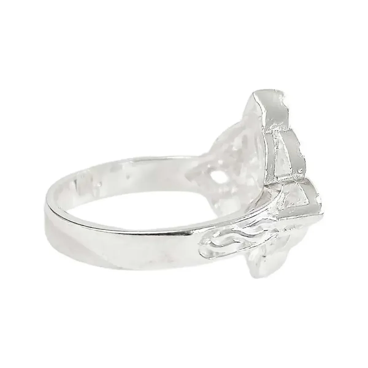 Anillo Plata 925 Nudo de Bruja con Zirconias - Imagen 4