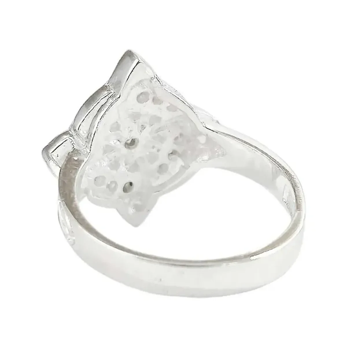 Anillo Plata 925 Nudo de Bruja con Zirconias - Imagen 5