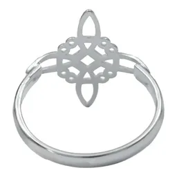 Anillo Plata 925 Nudo de Bruja Diseño Protector Unisex - Imagen 3