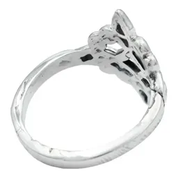 Anillo Plata 925 Nudo de Bruja Pavonado Protección - Imagen 3