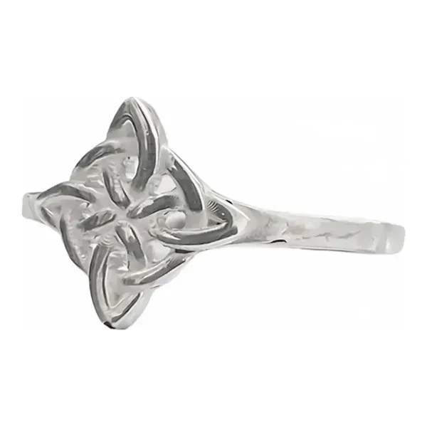 Anillo de plata .925 plateado Nudo de Brujas Celta diseno unisex talla 12.5 — Joyaris