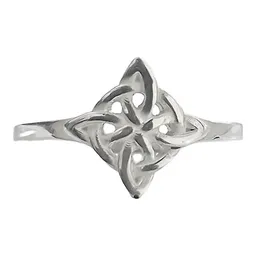 Anillo Plata 925 Nudo de Brujas Celta Protección Magia - Imagen 3