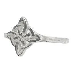 Anillo Plata 925 Nudo de Brujas Celta Protección - Imagen 2