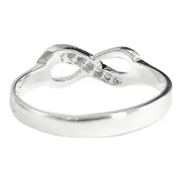 Anillo Plata 925 Nudo Infinito con Zirconia Talla 5.5 - Imagen 4