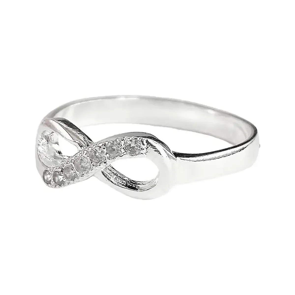 Anillo Plata .925 Nudo Infinito con Zirconia - Imagen 3