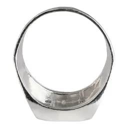 Anillo Plata 925 San Judas Tadeo Cuadrado con Zirconia - Imagen 6