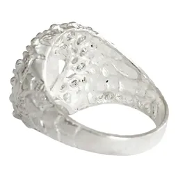 Anillo Plata 925 Santa Muerte con Herradura y Zirconia - Imagen 4