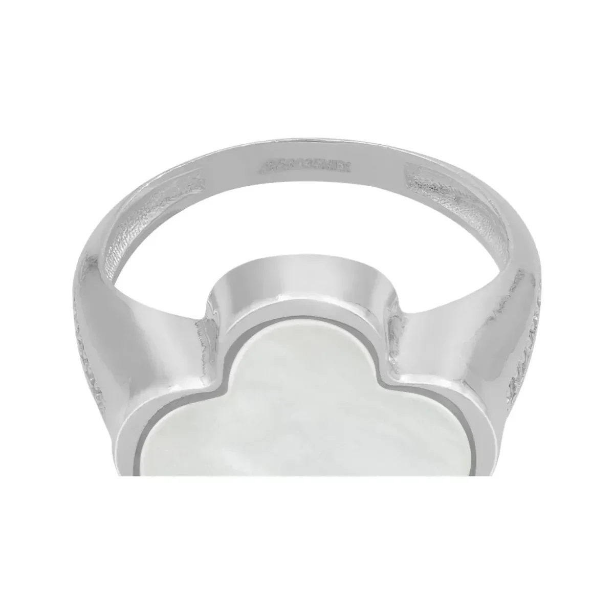 Anillo Plata 925 Trébol Esmaltado Zirconia Diseño Suerte - Imagen 6
