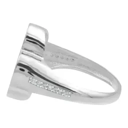 Anillo Plata 925 Trébol Esmalte Verde con Zirconia - Imagen 4