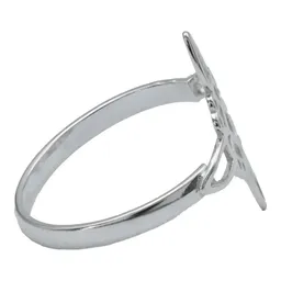 Anillo Plata Ley 925 Nudo de Bruja Diseño Unisex - Imagen 2