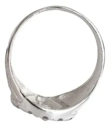 Anillo Plata .925 San Judas Tadeo Herradura con Zirconia - Imagen 7