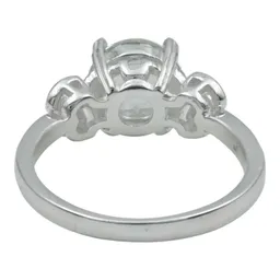 Anillo Solitario Plata 925 Amatista Verde para Dama y Caballero - Imagen 3