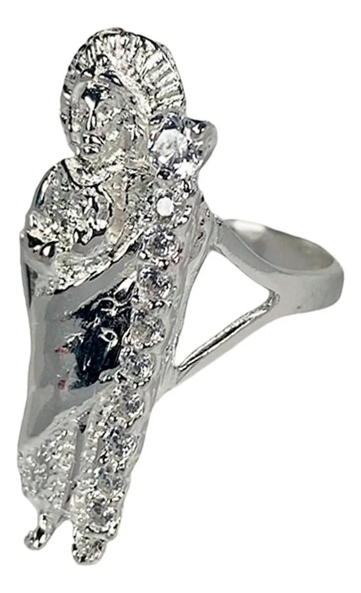 Anillo solitario de plata 925 con zirconia blanca - Joyaris joyería fina mexicana