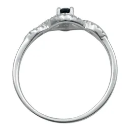 Anillo Solitario Plata Ley 925 Zafiro Azul Genuino Diseño Minimalista - Imagen 4