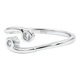 Anillo Yin Yang de Plata .925 Ajustable Talla 7 con Zirconia - Imagen 3