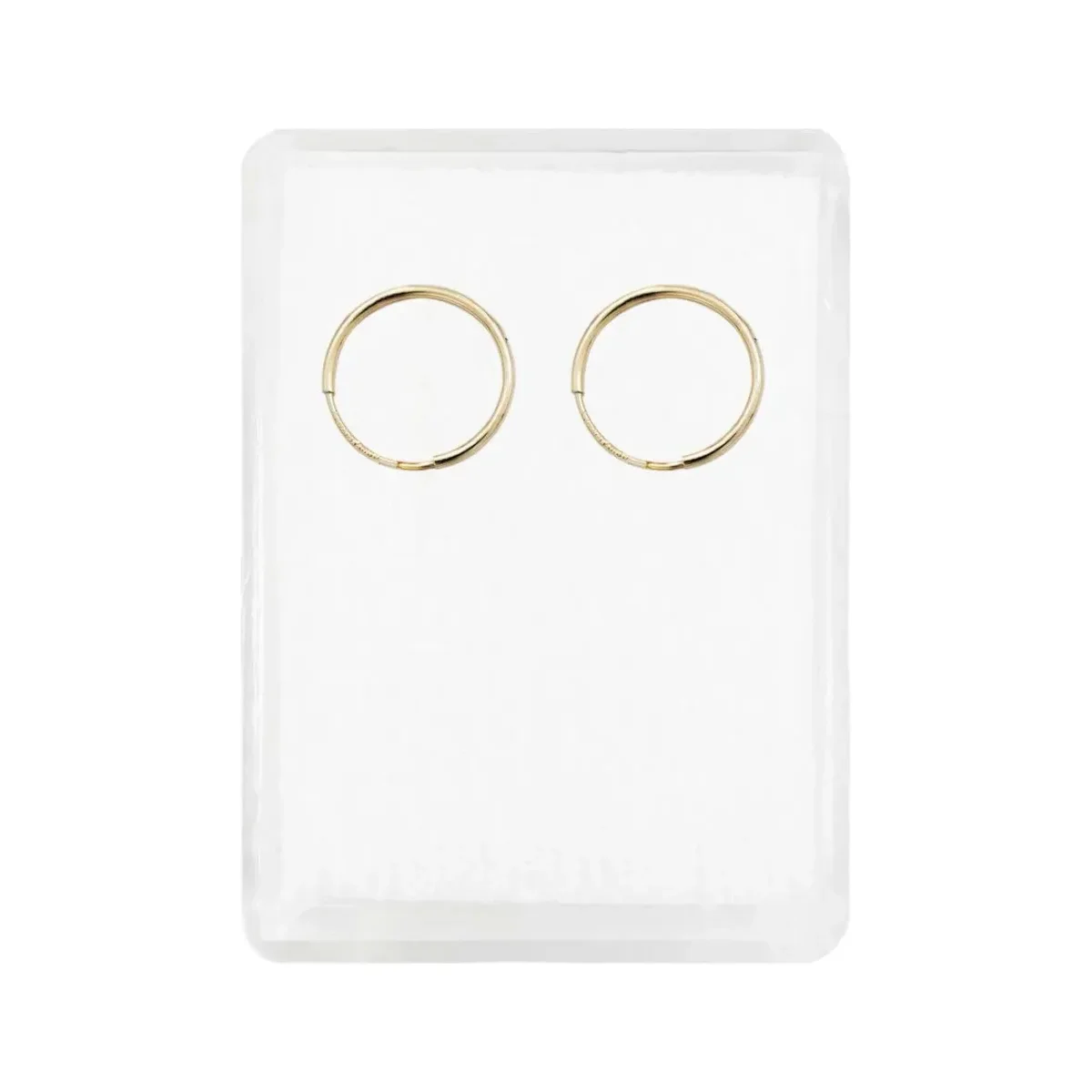 Aretes Arracada Oro 10k Estrella Delicada - Imagen 2