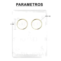Aretes Arracada Oro 10k Estrella Delicada - Imagen 3