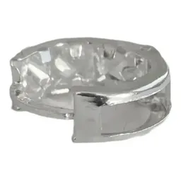 Aretes Arracada Plata 925 con Zirconia Geométricos - Imagen 3