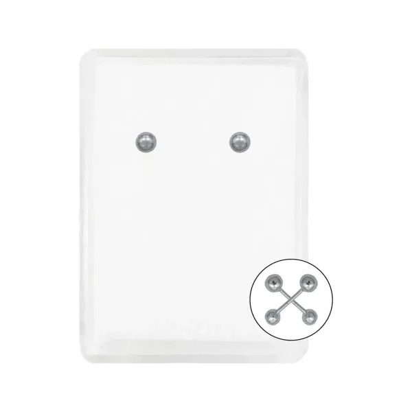 Aretes de plata .925 broquel dormilona bola 3mm — Joyaris