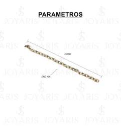 Aretes de Oro 10k Broquel con Cadena y Estrellas - Imagen 3