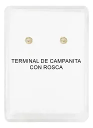 Aretes Oro 10k Colibrí Zirconia con Cadena - Imagen 3