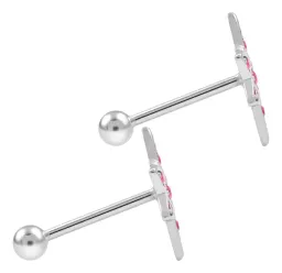 Aretes Broquel Plata 925 Nudo de Bruja con Zirconia Protección - Imagen 3