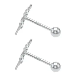 Aretes Broquel Plata 925 Diseño Nudo de Bruja Artesanal - Imagen 4