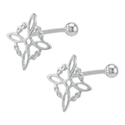 Aretes Broquel Plata 925 Diseño Nudo de Bruja Artesanal - Imagen 5