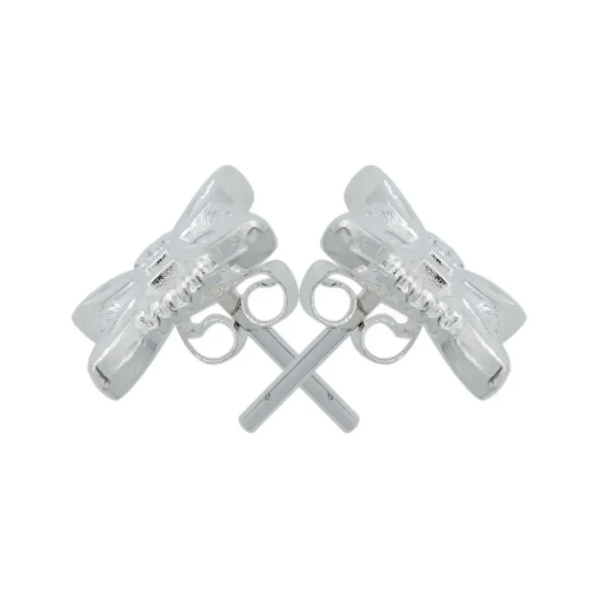 Aretes Broquel Plata 925 Nudo Bruja Celta con Zirconia - Imagen 3