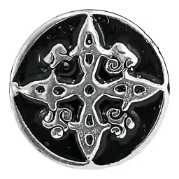 Aretes Broquel Plata 925 Nudo de Bruja Artesanal Protección - Imagen 3