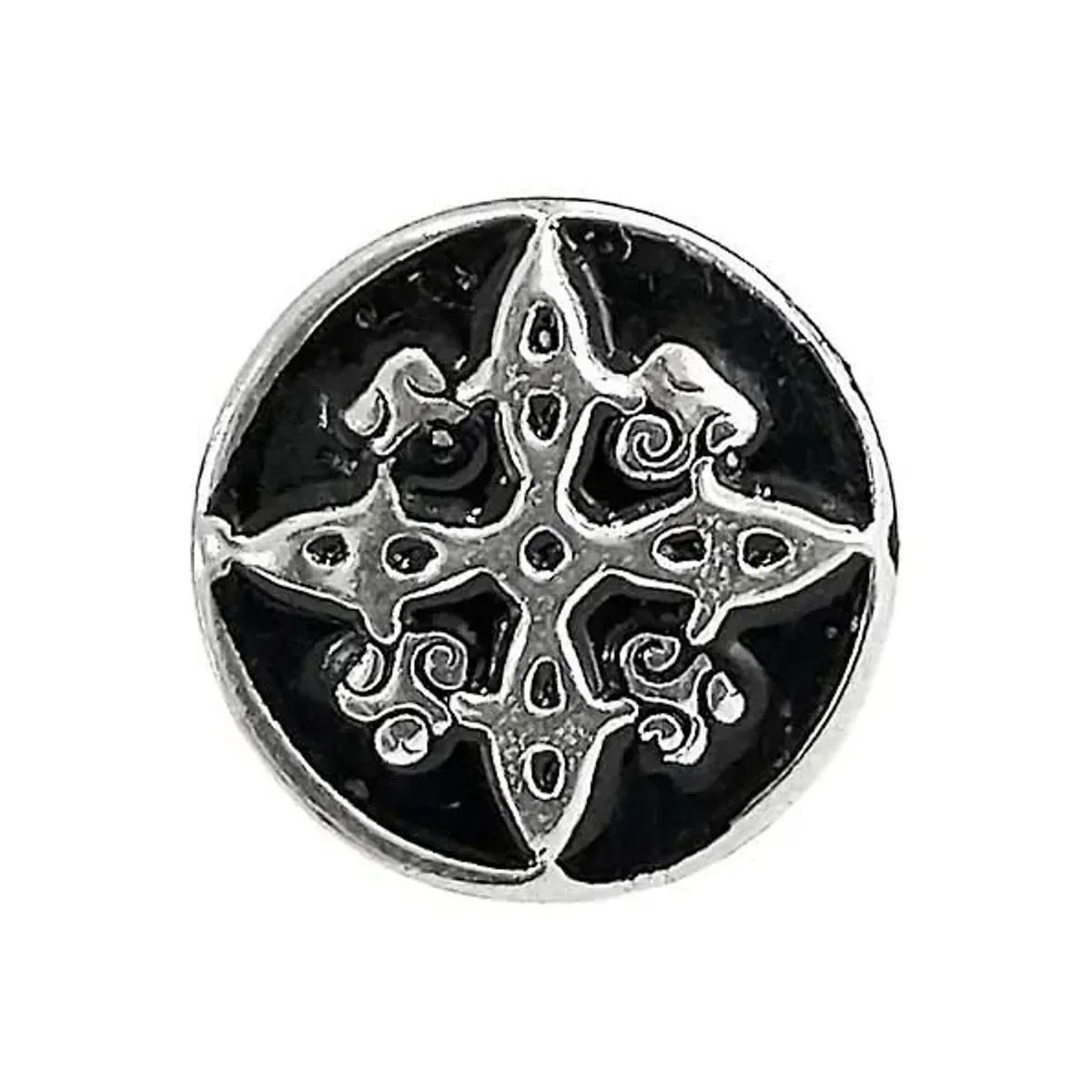 Aretes Broquel Plata 925 Nudo de Bruja Artesanal Protección - Imagen 3