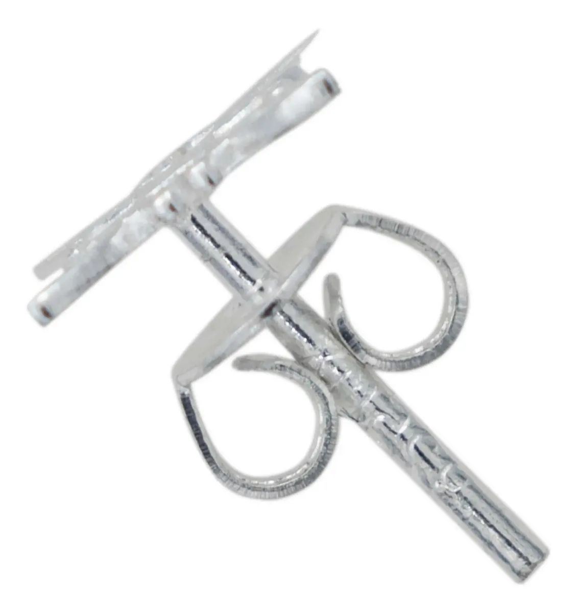 Aretes Broquel Plata .925 Nudo de Bruja Diseño de Protección - Imagen 1