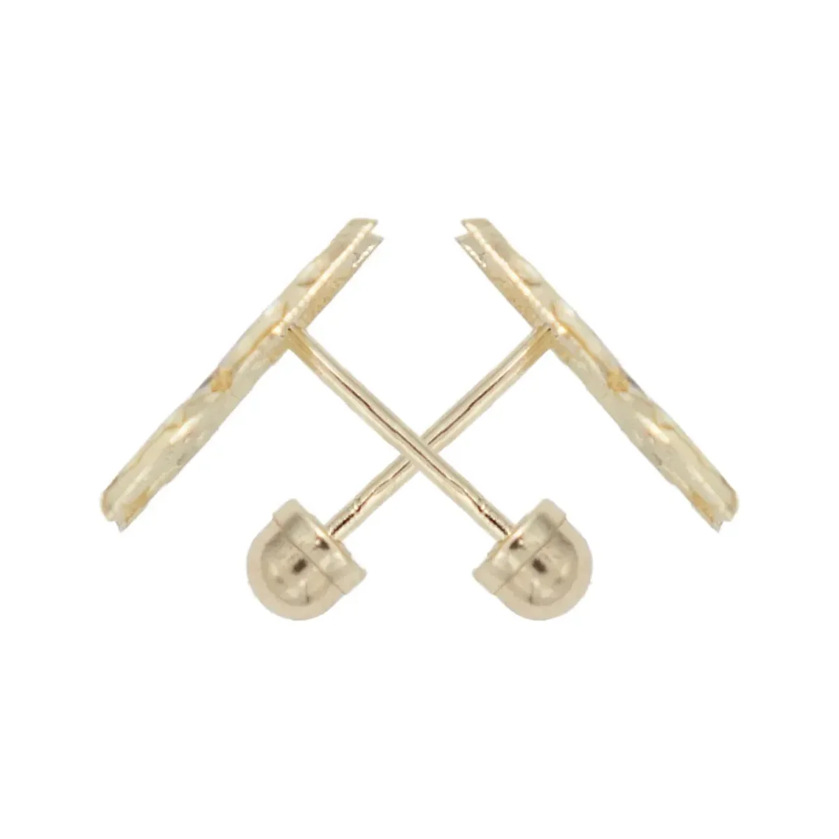 Aretes Broquel Super Héroes Villanos Multicolor Oro 10k - Imagen 2