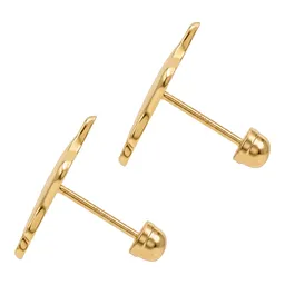 Aretes Broquel Super Heroes Villanos Rojo Oro 10k - Imagen 5