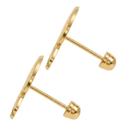 Aretes Broquel Superhéroes Oro 10k Rojo Amarillo - Imagen 5