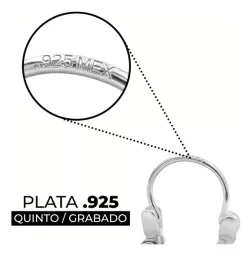 Aretes Arracada Plata 999 Diseño Espiral Calado - Imagen 5