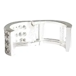 Aretes Huggies Plata 925 con Zirconias Brillantes Unisex - Imagen 4