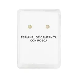 Aretes Oro 10k Colibrí Zirconia con Cadena - Imagen 3