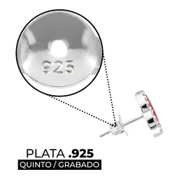 Aretes Plata 925 Trébol Cuatro Hojas Grandes con Zirconia - Imagen 4
