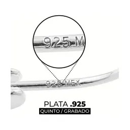 Arracadas Huggies Plata 925 Filigrana Diamantada Unisex - Imagen 4