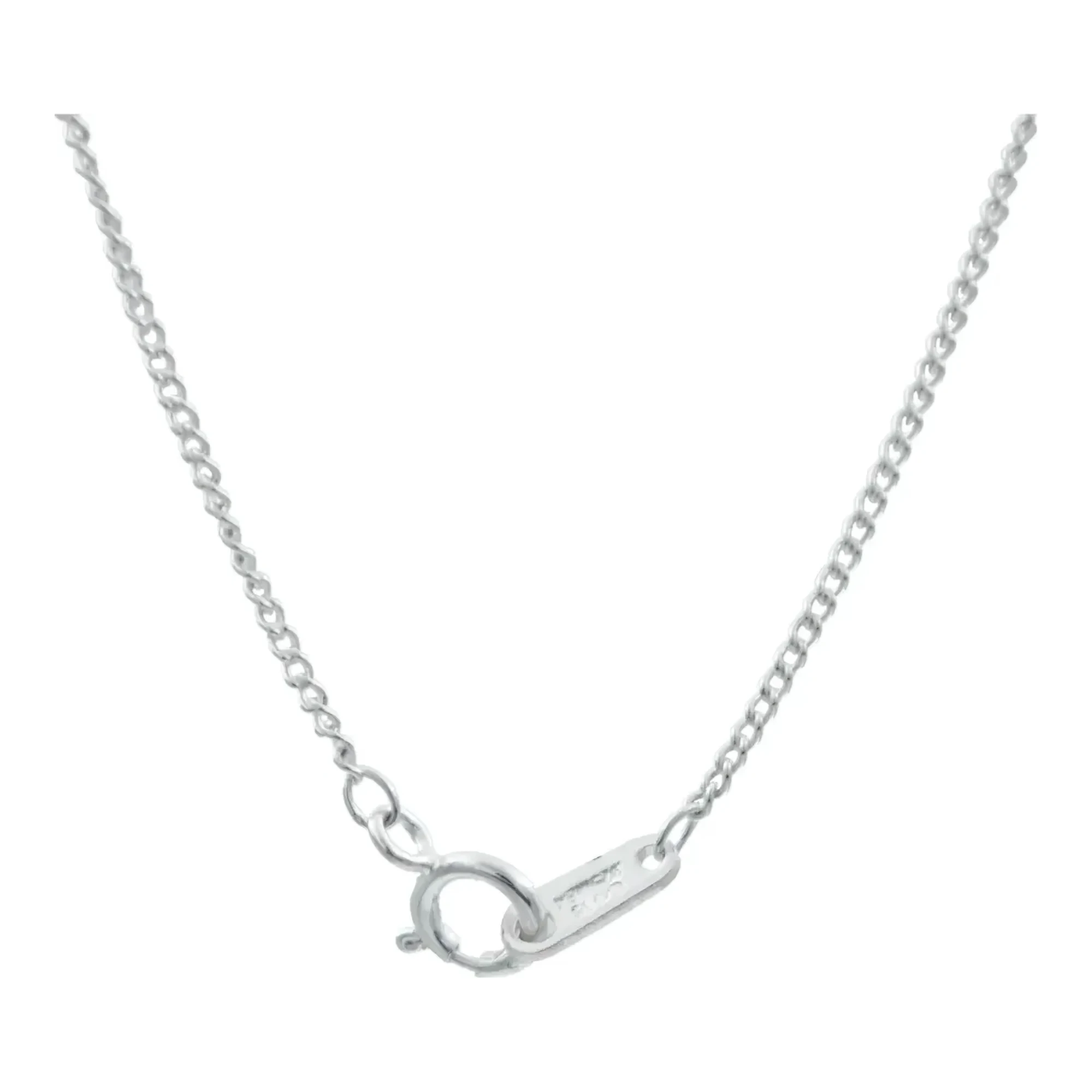 Cadena Barbada Cubana Plata .925 45cm - Imagen 3