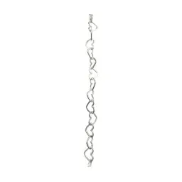 Cadena Collar Plata 925 Tejido Corazones 45cm - Imagen 3