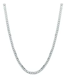 Cadena Cubana Cerrada Plata .925 55cm Hombre - Imagen 2