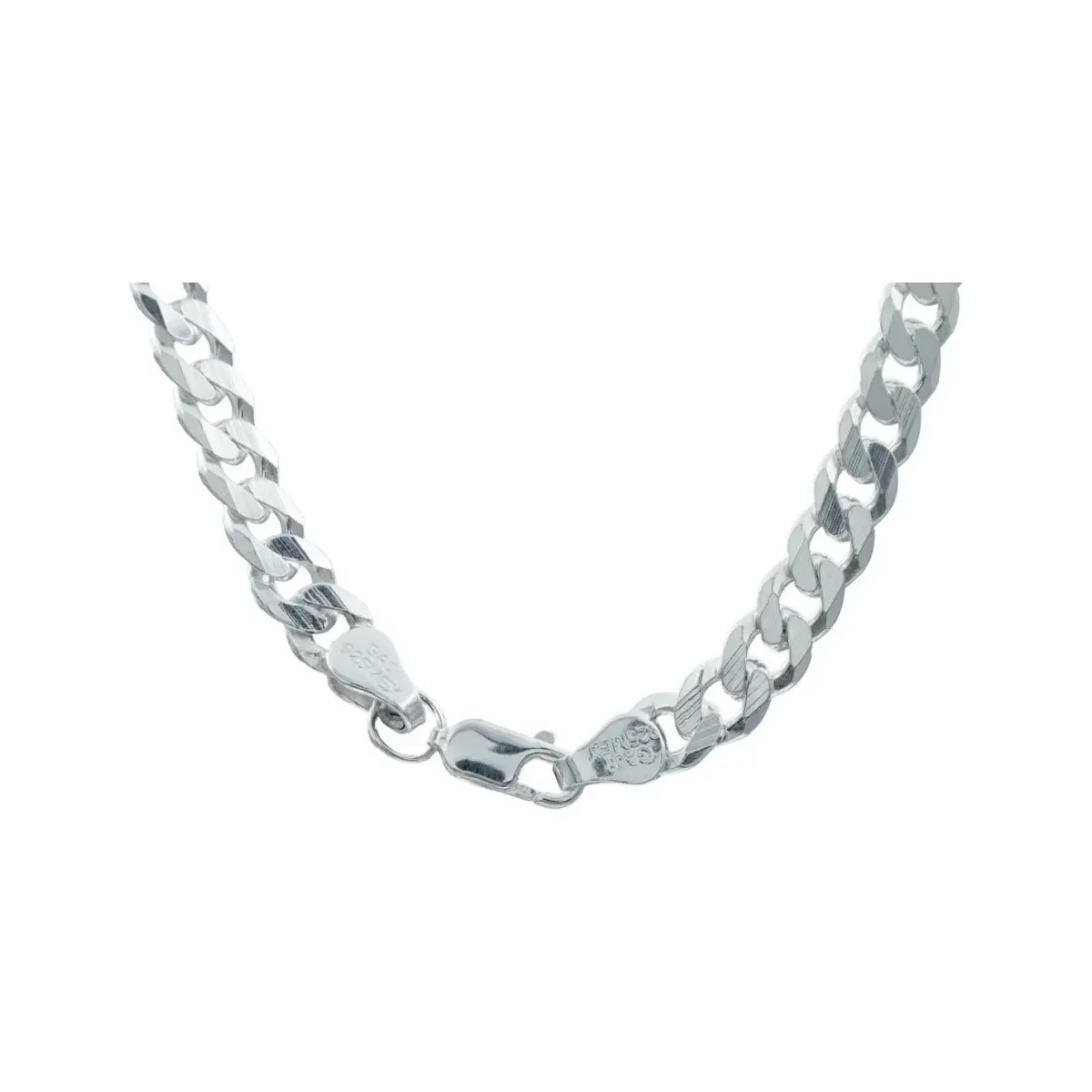 Cadena Cubana Cerrada Plata .925 55cm Hombre - Imagen 3