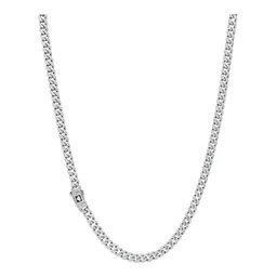 Cadena Cubana Full Ice de Plata .925 con Zirconia 5 mm 60 cm Hombre - Imagen 1