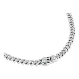 Cadena Cubana Full Ice de Plata .925 con Zirconia 5 mm 60 cm Hombre - Imagen 4