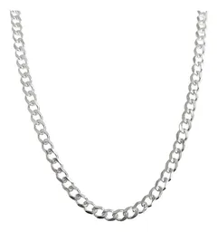 Cadena Cubana Plata Esterlina .925 para Hombre 55cm - Imagen 2
