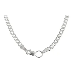 Cadena Cubana Plata Esterlina .925 para Hombre 55cm - Imagen 4